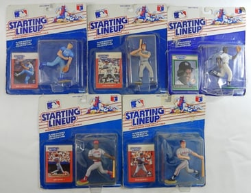 (5) STARTING LINEUP BASEBALL LOT