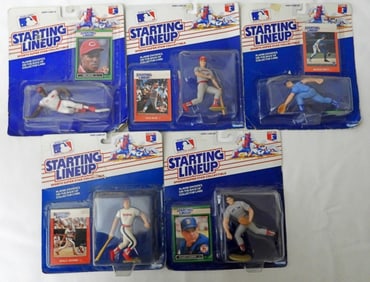 (5) STARTING LINEUP BASEBALL LOT