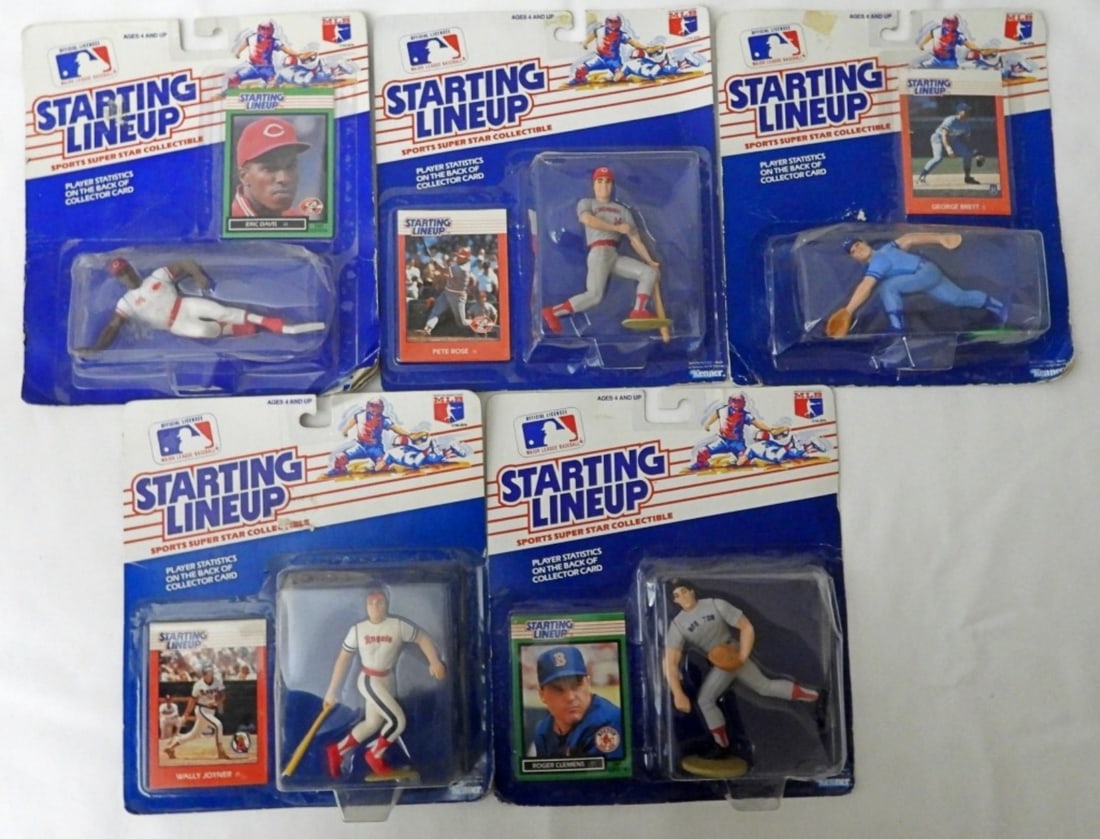 (5) STARTING LINEUP BASEBALL LOT (1 of 7)