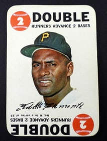 1968 TOPPS GAME #6 ROBERTO CLEMENTE( VGEX)