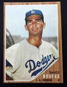 1962 TOPPS #5 SANDY KOUFAX  (EX)