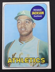1969 TOPPS #260 REGGIE JACKSON (VGEX)