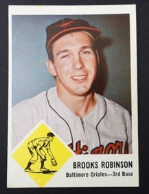 1963  FLEER  #4 BROOKS ROBINSON ( VGEX)