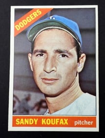 1966 TOPPS #100 SANDY KOUFAX (EX)