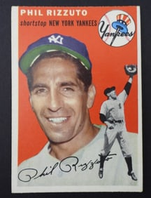 1954 TOPPS #17 PHIL RIZZUTO (VG)