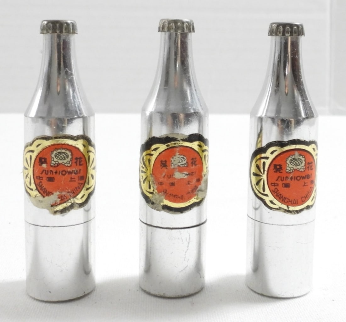 (3) NOVELTY SHANGHAI BOTTLE LIGHTERS (1 of 2)