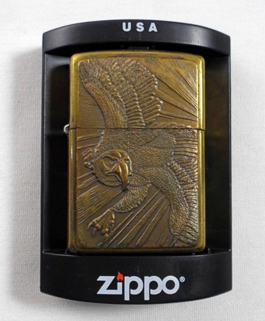 1996 BRASS BARRETT SMYTH SOARING EAGLE ZIPPO (1 of 5)