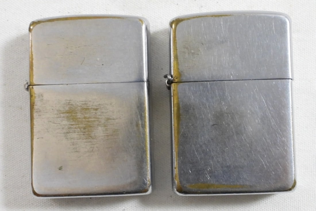 (2) PAT. 2032695 VTG ZIPPO LIGHTERS (1 of 4)