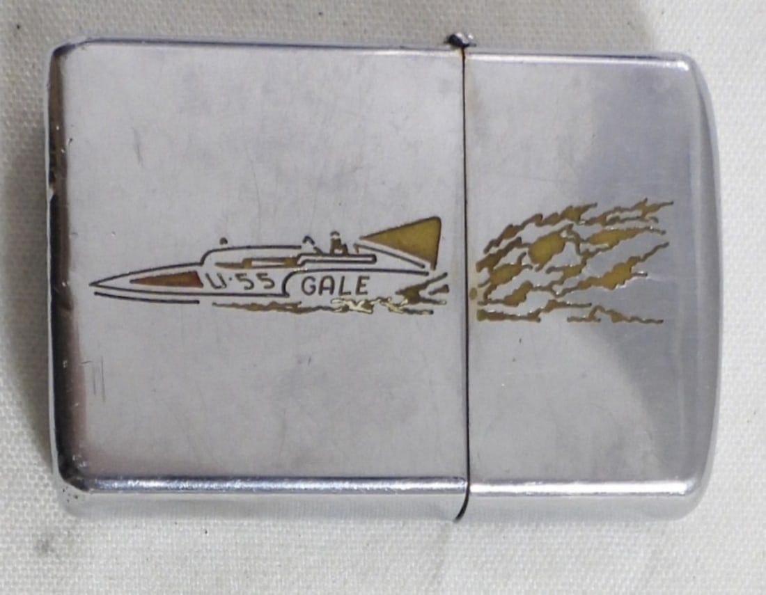 1960 ZIPPO - U-55 GALE HYDROPLANE: FIRED