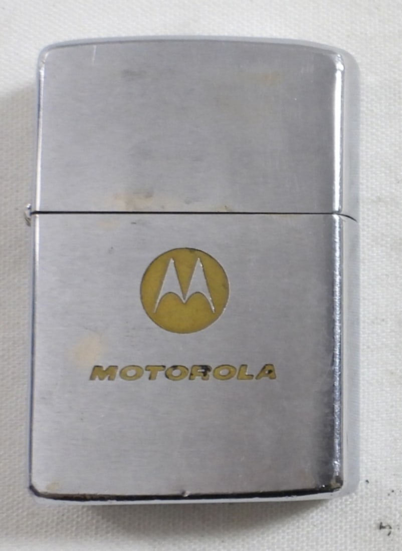 1971 MOTOROLA ZIPPO LIGHTER: FIRED