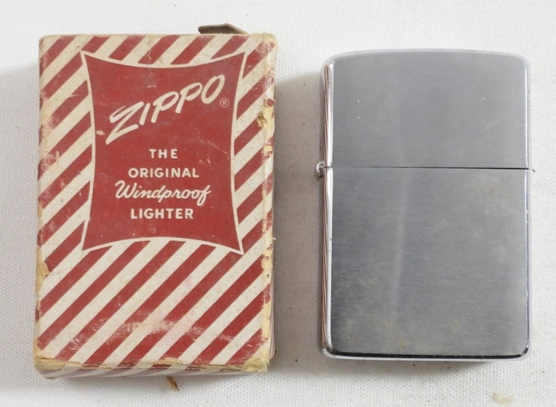 1950-1957 PAT 2517191 CHROME ZIPPO (1 of 4)
