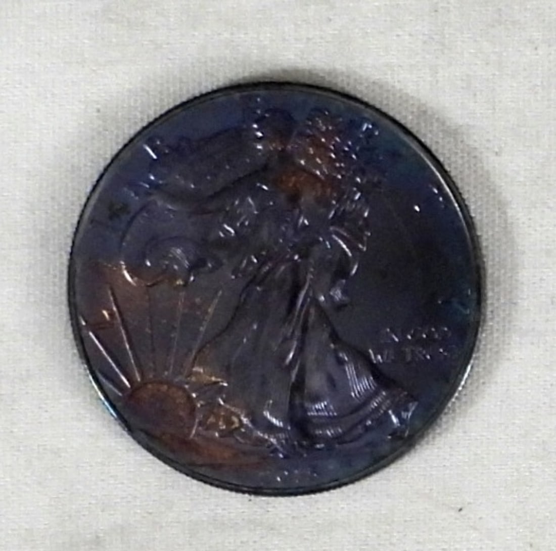 2015 AMERICAN SILVER EAGLE RAINBOW BU (1 of 2)