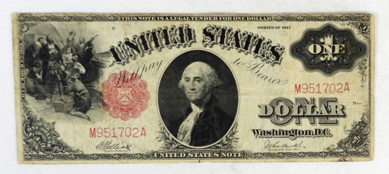 1917  $1DOLLAR LG BILL LEGAL TENDER US NOTE (1 of 2)