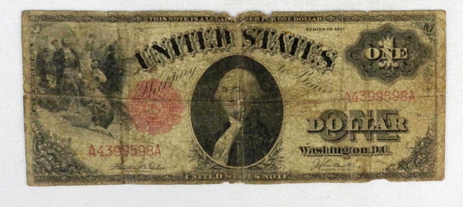 1917  $1DOLLAR LG BILL LEGAL TENDER US NOTE (1 of 2)