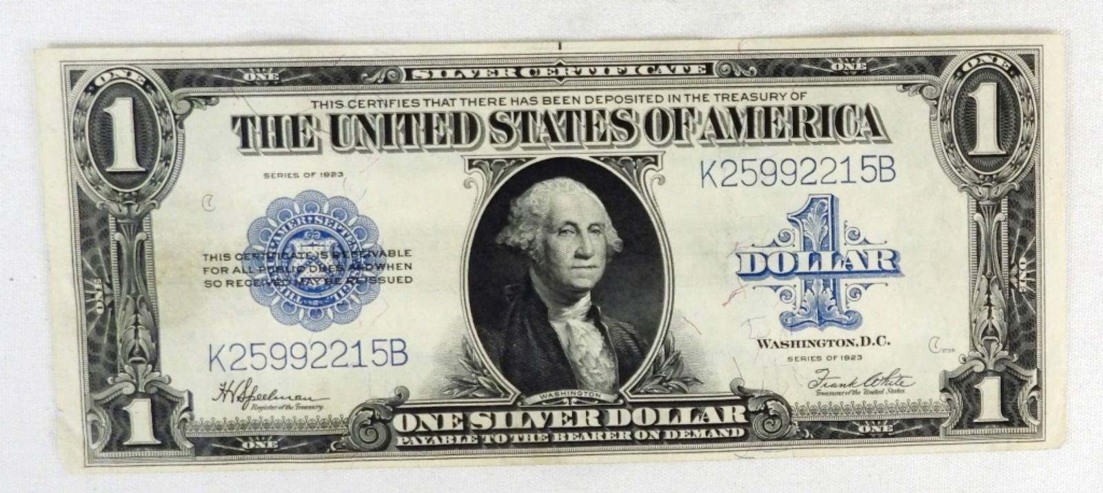 1923 $1 SILVER CERTIFICATE LG US CURRENCY (1 of 2)