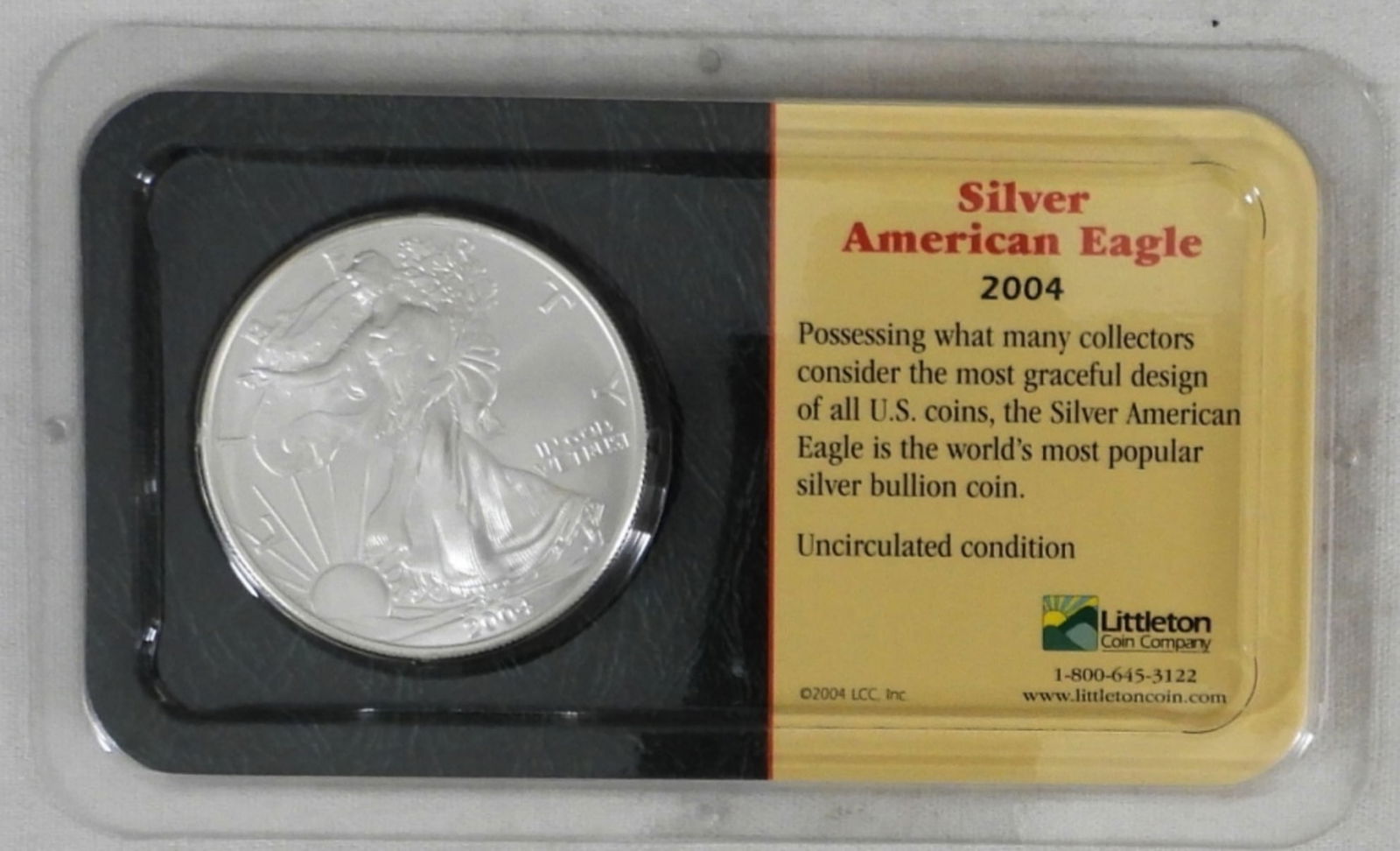 2004 SILVER EAGLE BU IN LITTLETON PACK (1 of 2)