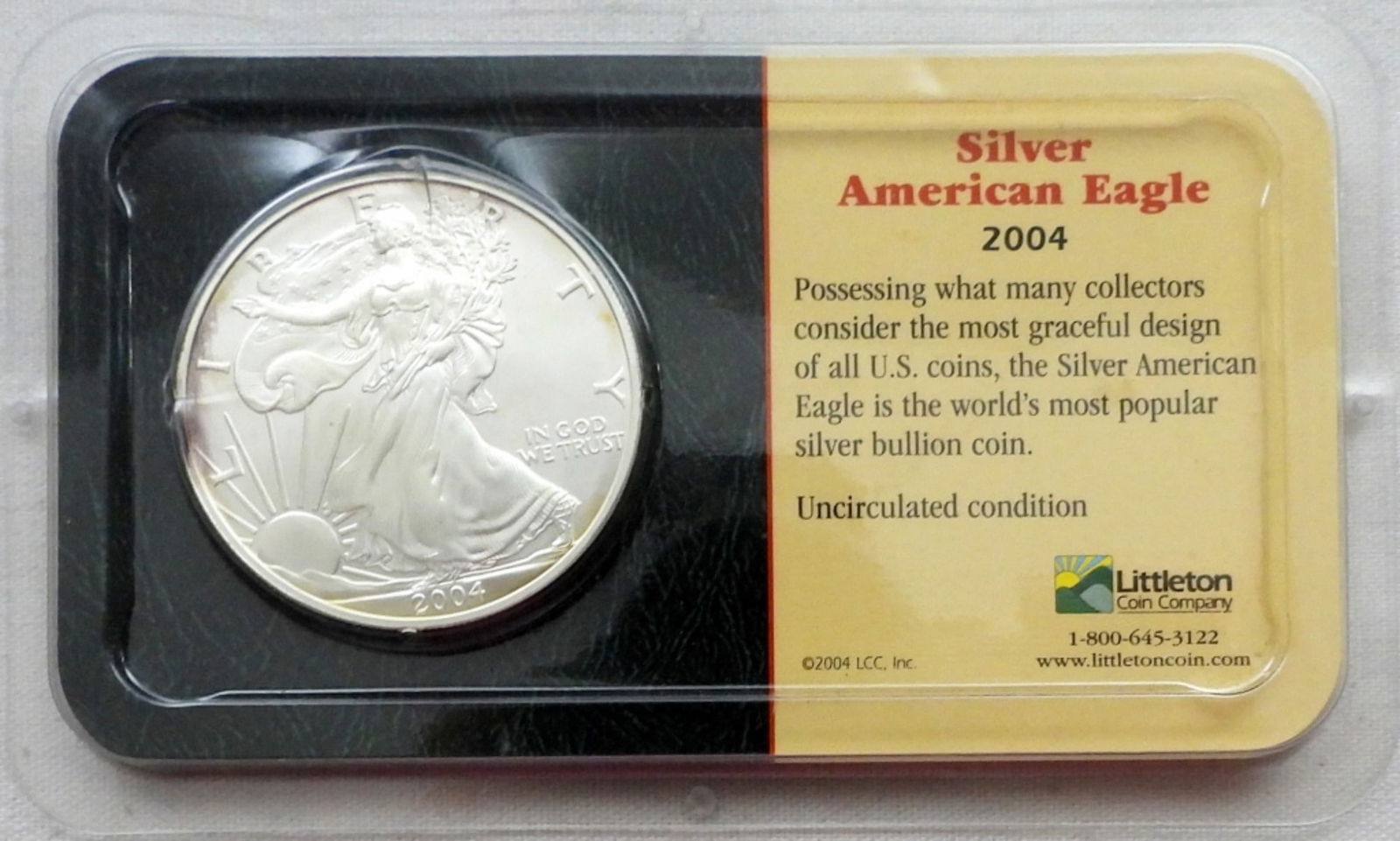 2004 SILVER EAGLE BU IN LITTLETON PACK (1 of 2)