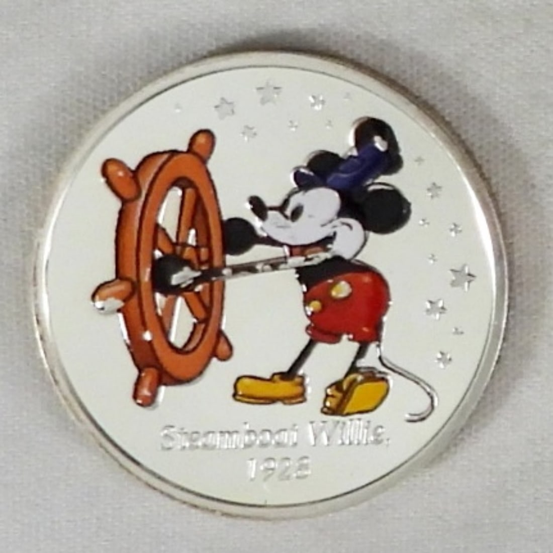 2003 MICKEY MOUSE " STEAMBOAT WILLIE " COIN (1 of 2)