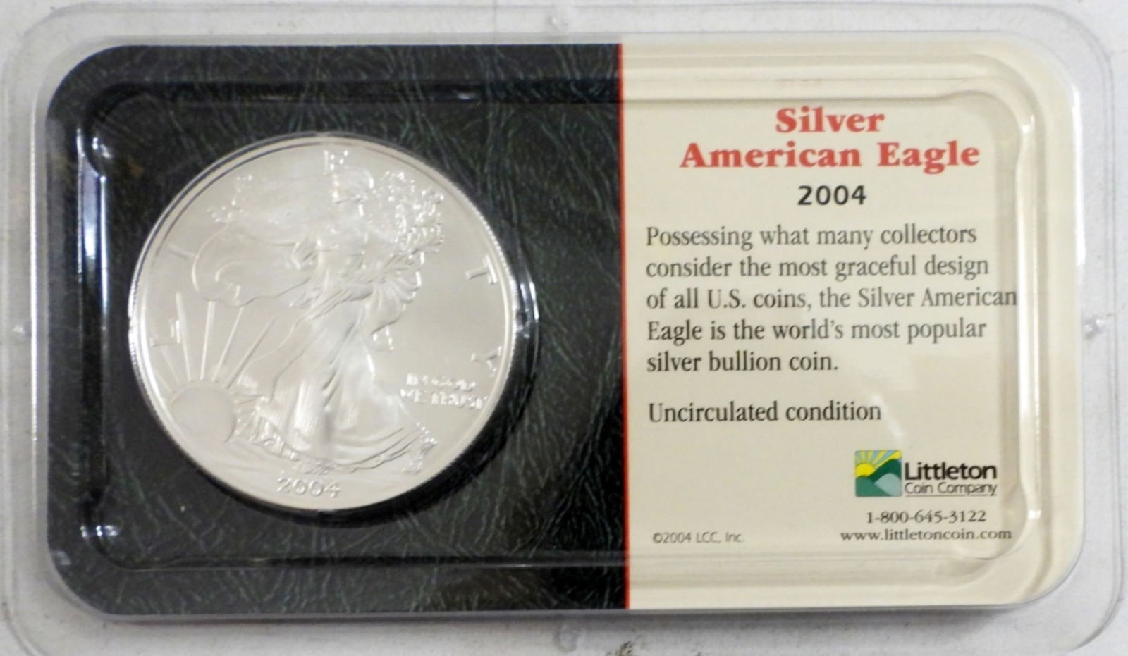 2004 SILVER EAGLE BU IN LITTLETON PACK (1 of 2)