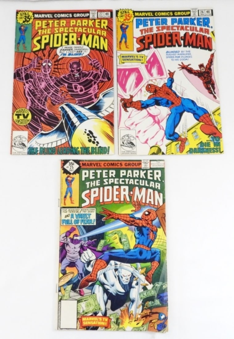 (3)PETER PARKER THE SPECTACULAR  SPIDER MAN (1 of 2)