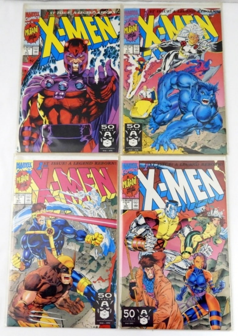 (4) 1991 MARVEL X-MEN A LEGEND REBORN #1 (1 of 3)