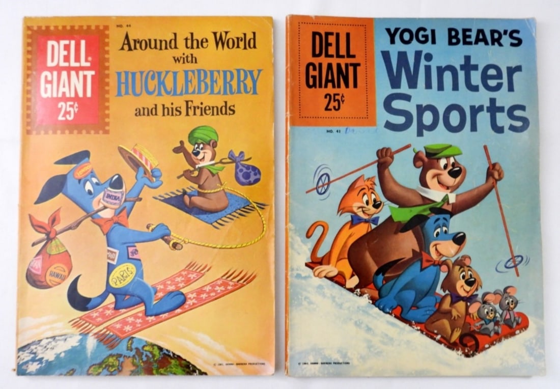 (2) DELL GIANT 25c COMICS (1 of 2)
