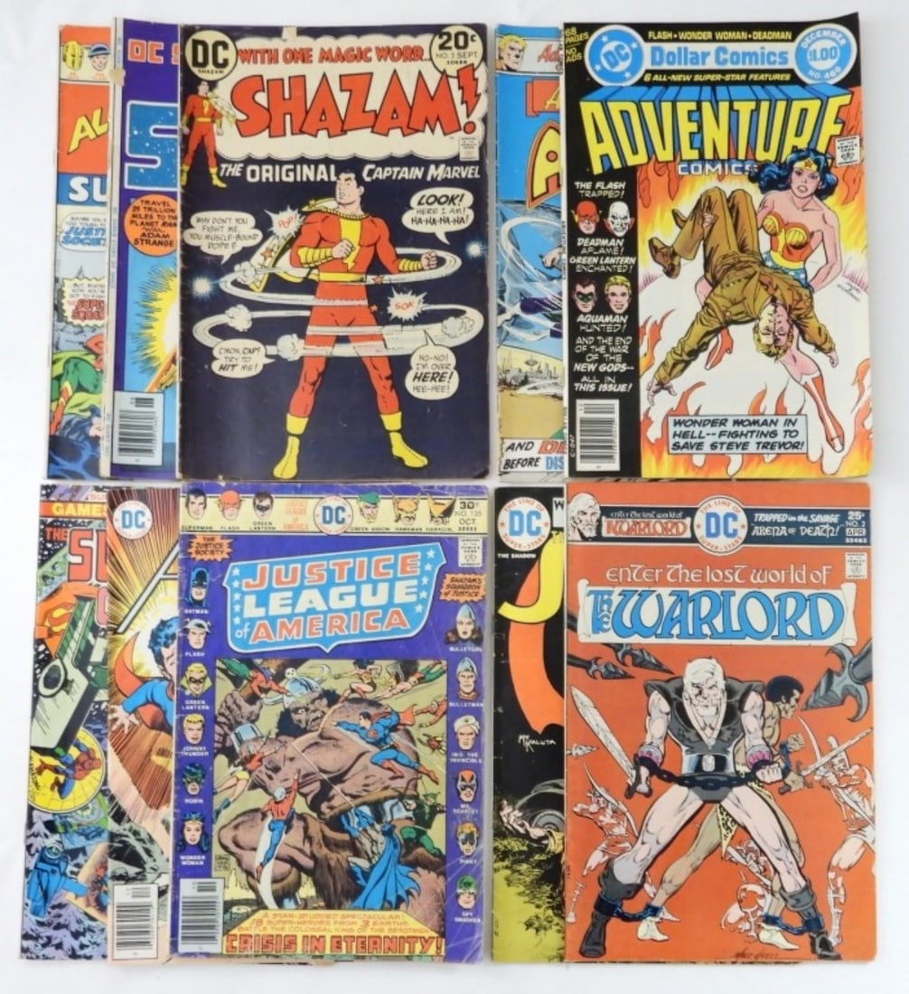 (10) DC COMIC LOT - MIXED SUPER HEROES (1 of 2)