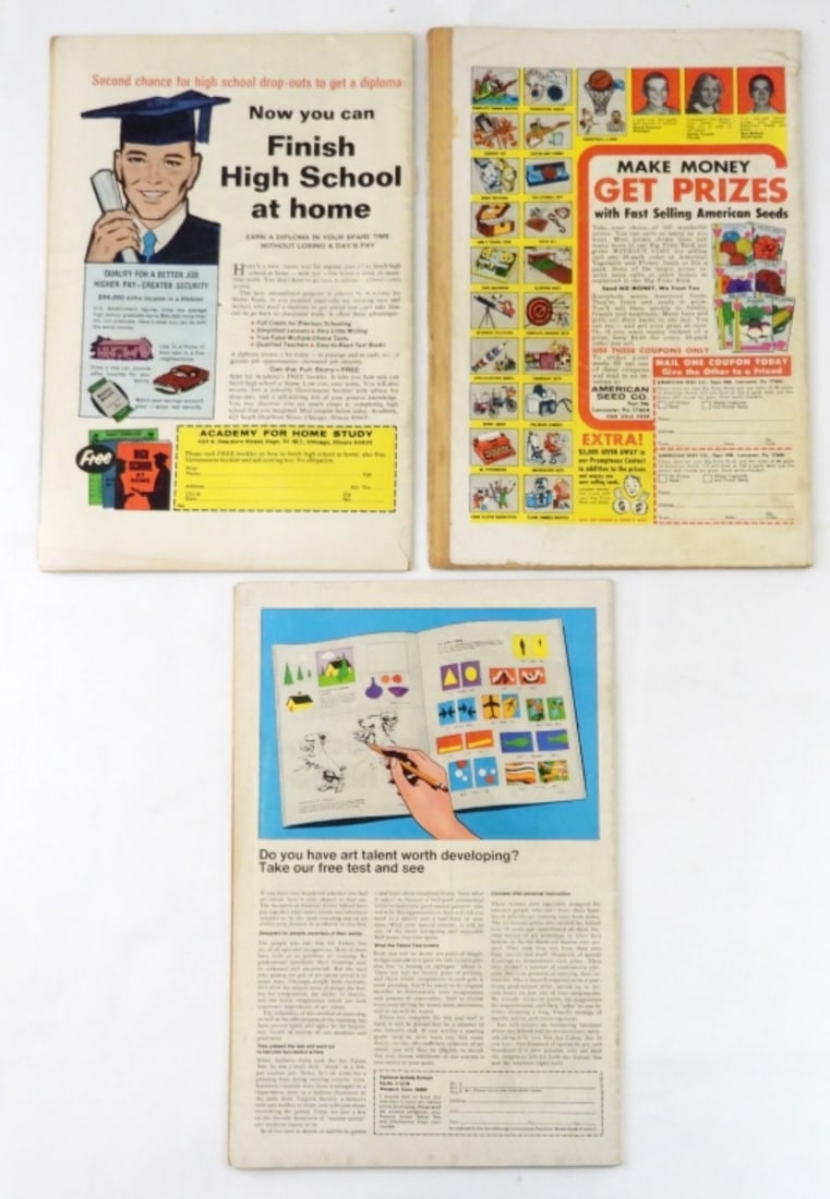 (3) MARVEL SUB-MARINER 15c COMICS (1 of 2)