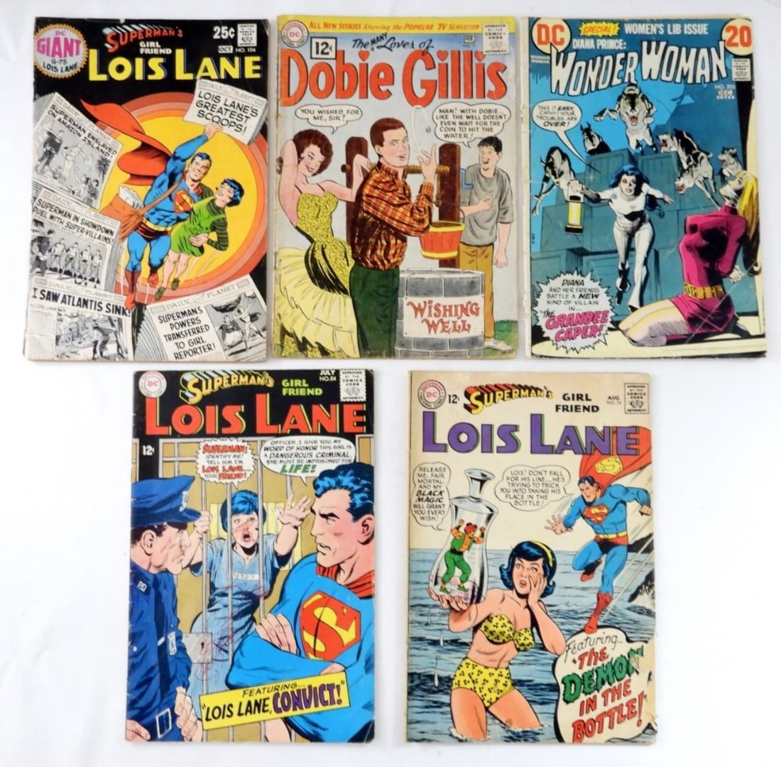 (5) DC COMICS - LOIS LANE, WONDER WOMAN (1 of 2)