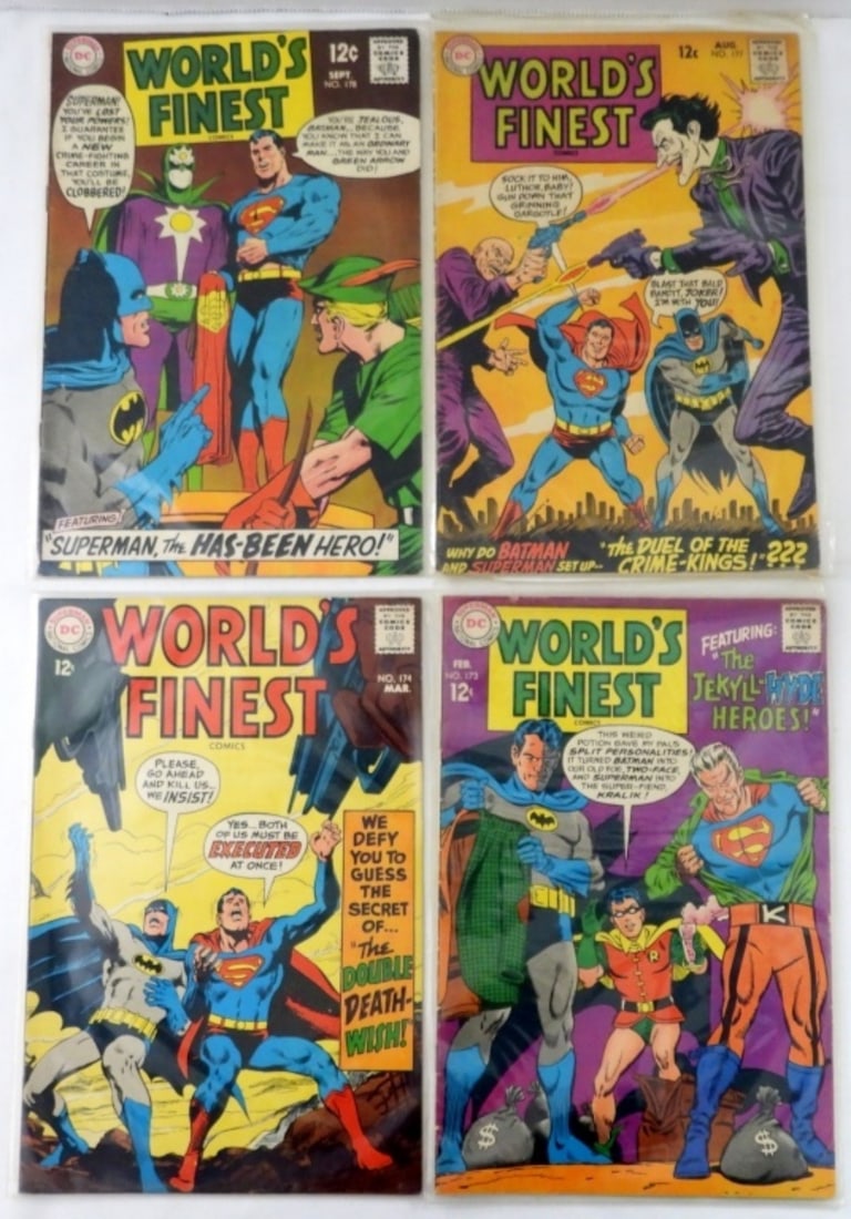 (4) DC COMICS 12c WORLD'S FINEST (1 of 2)