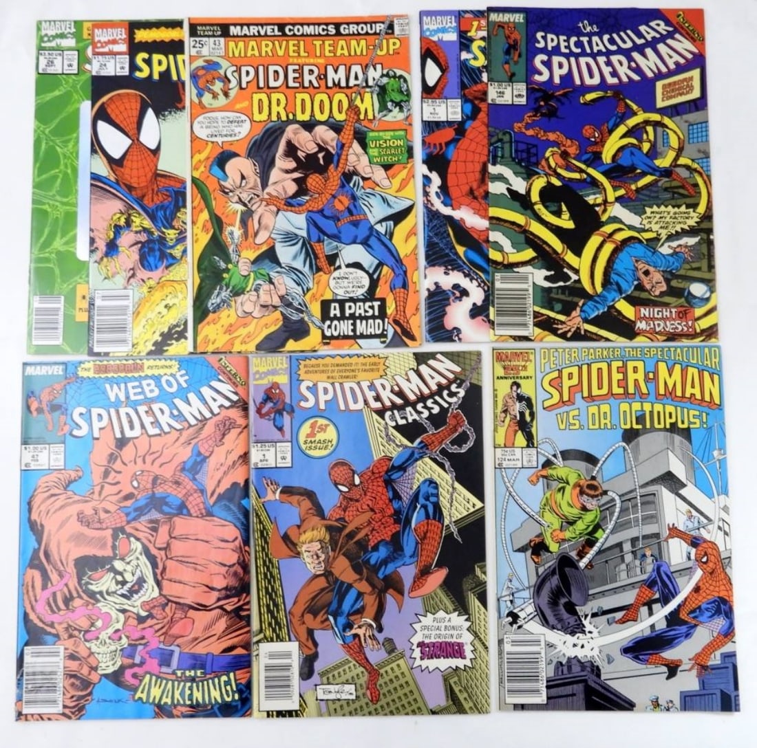 (7) ASSORTED MARVEL SPIDER-MAN COMICS (1 of 2)