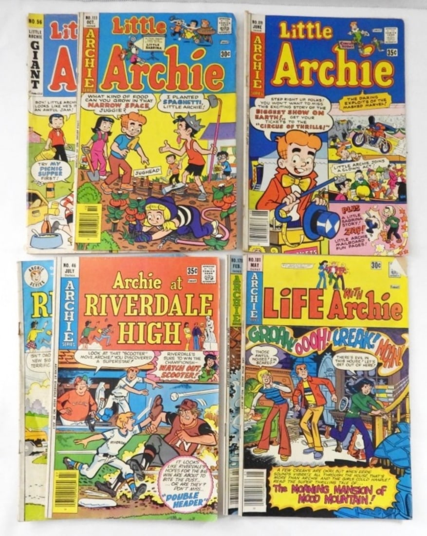 (7) VINTAGE ARCHIE SERIES COMICS (1 of 2)