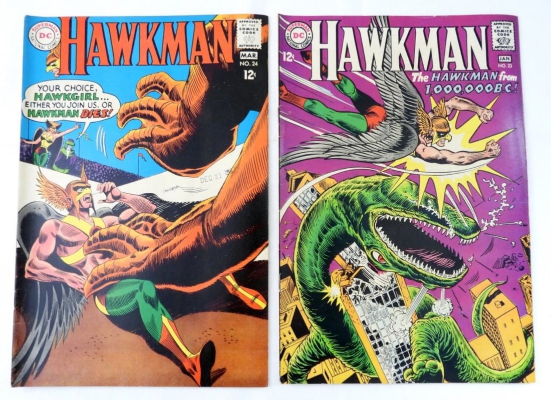 (2) 1964 & 1967 DC HAWKMAN COMICS (1 of 2)