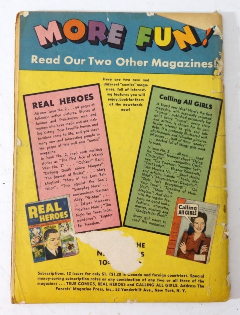 1941 TRUE CRIME COMICS #7: GOOD/FAIR