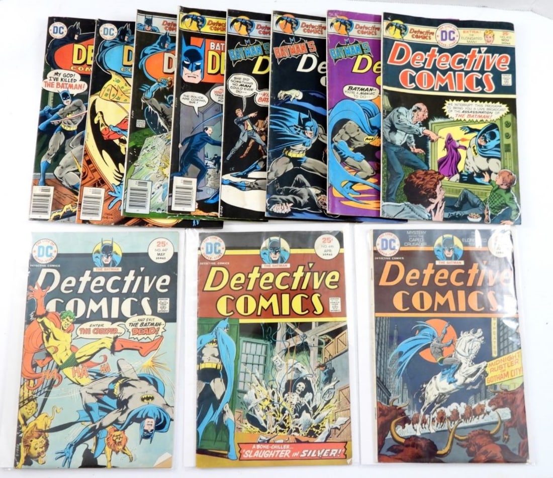 (11) DC BATMAN'S DETECTIVE COMIC LOT (1 of 2)