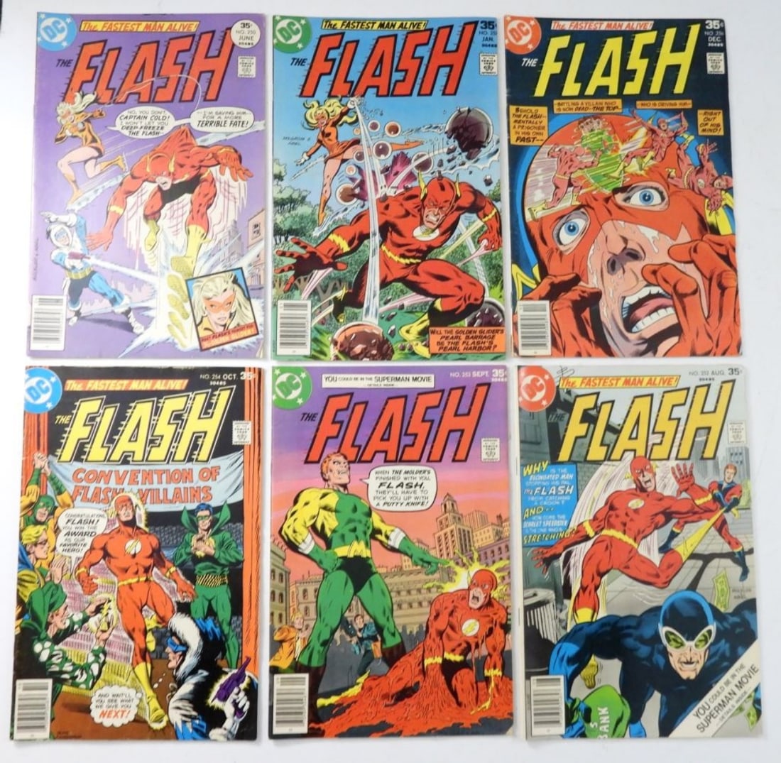 LOT OF (15) FLASH THE FASTEST MAN ALIVE,250-264 (1 of 2)