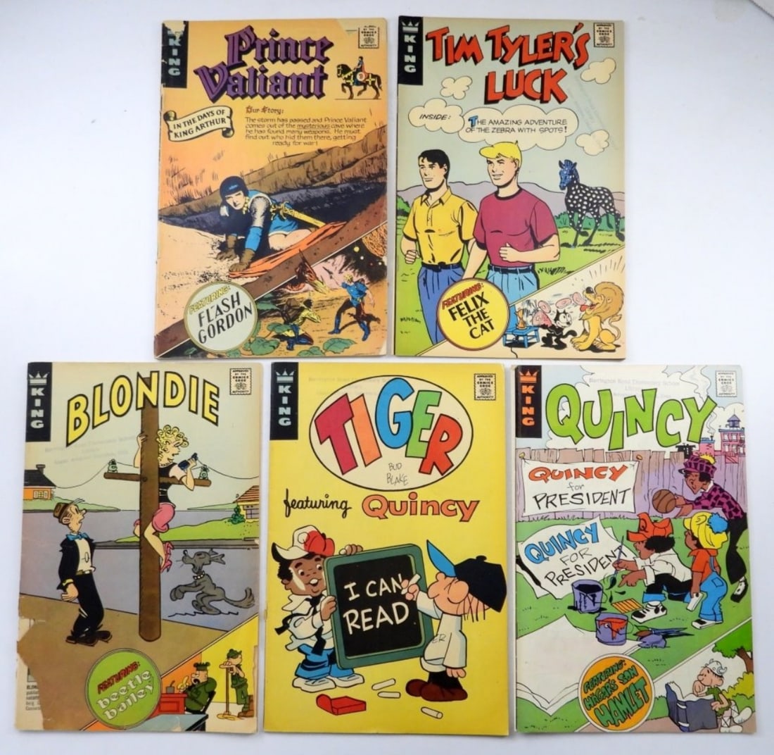 (5) VINTAGE 1970'S KING COMICS - NICE MIX (1 of 2)