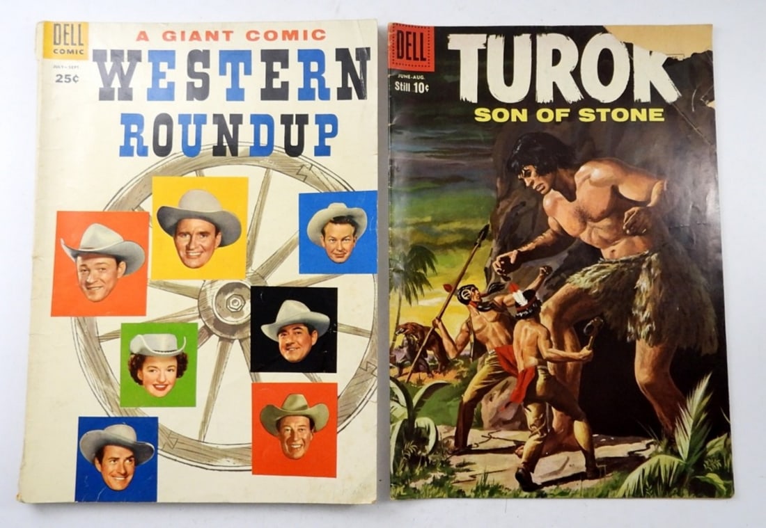(2) VINTAGE 1950'S DELL COMIC BOOKS (1 of 3)