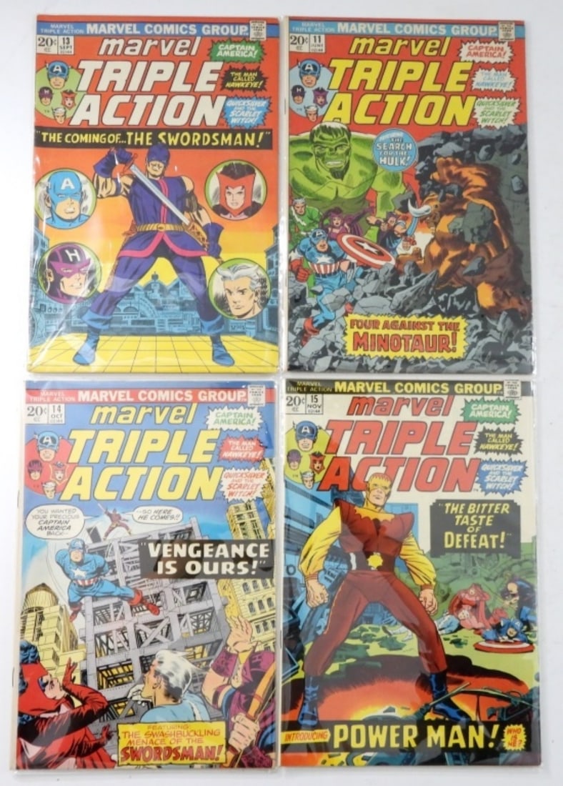 (7) MARVEL TRIPLE ACTION COMICS BRONZE AGE (1 of 2)
