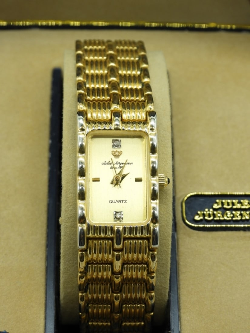 JULES JURGENSEND DIAMOND LADIES WATCH (1 of 5)