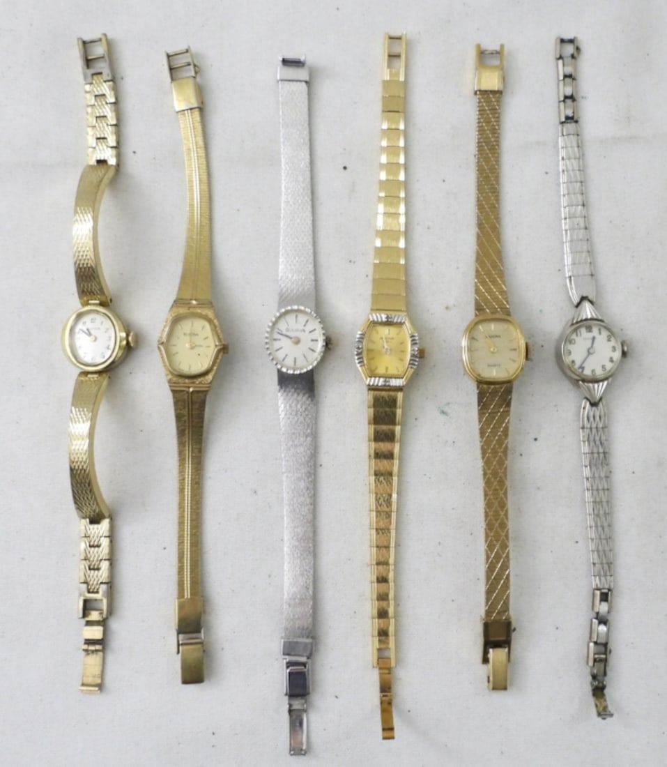 (6) VTG BULOVA WATCHES FOR WOMEN (1 of 2)