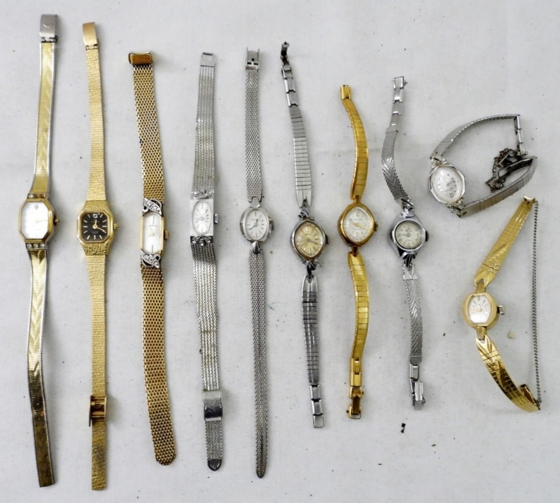 (10) WALTHAM & BENRUS VTG WATCHES (1 of 3)