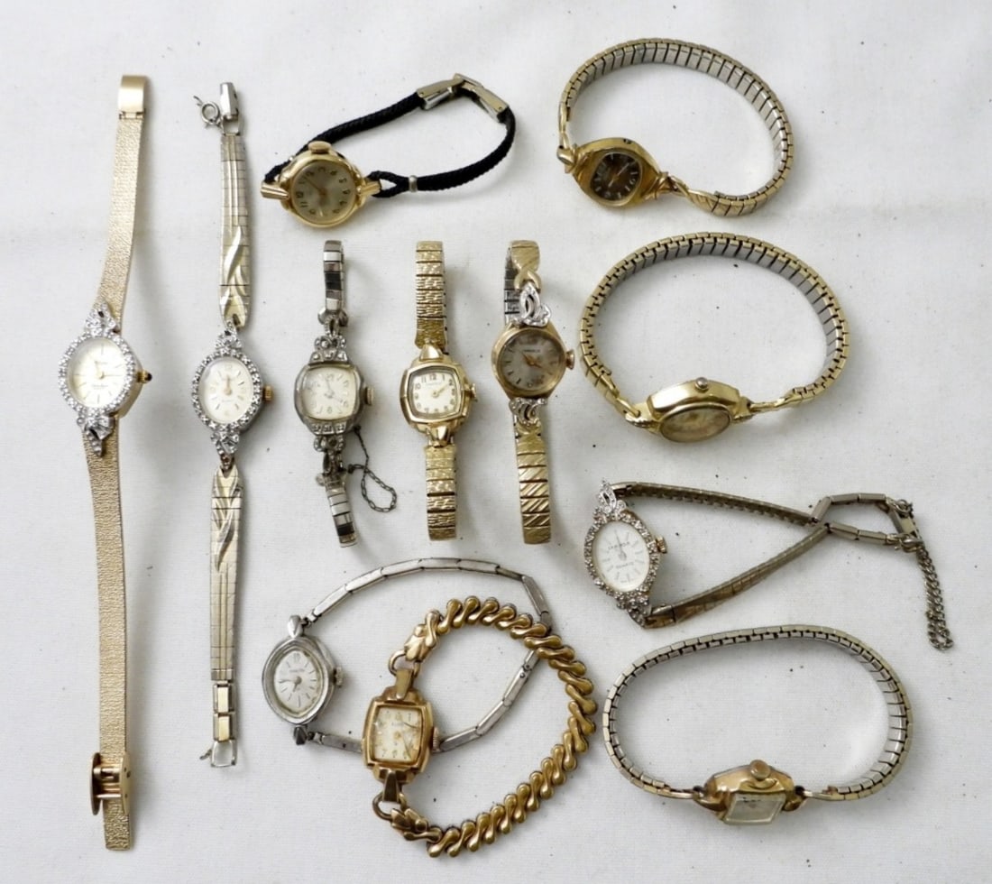 (12) VINTAGE LADIES WATCHES (1 of 3)