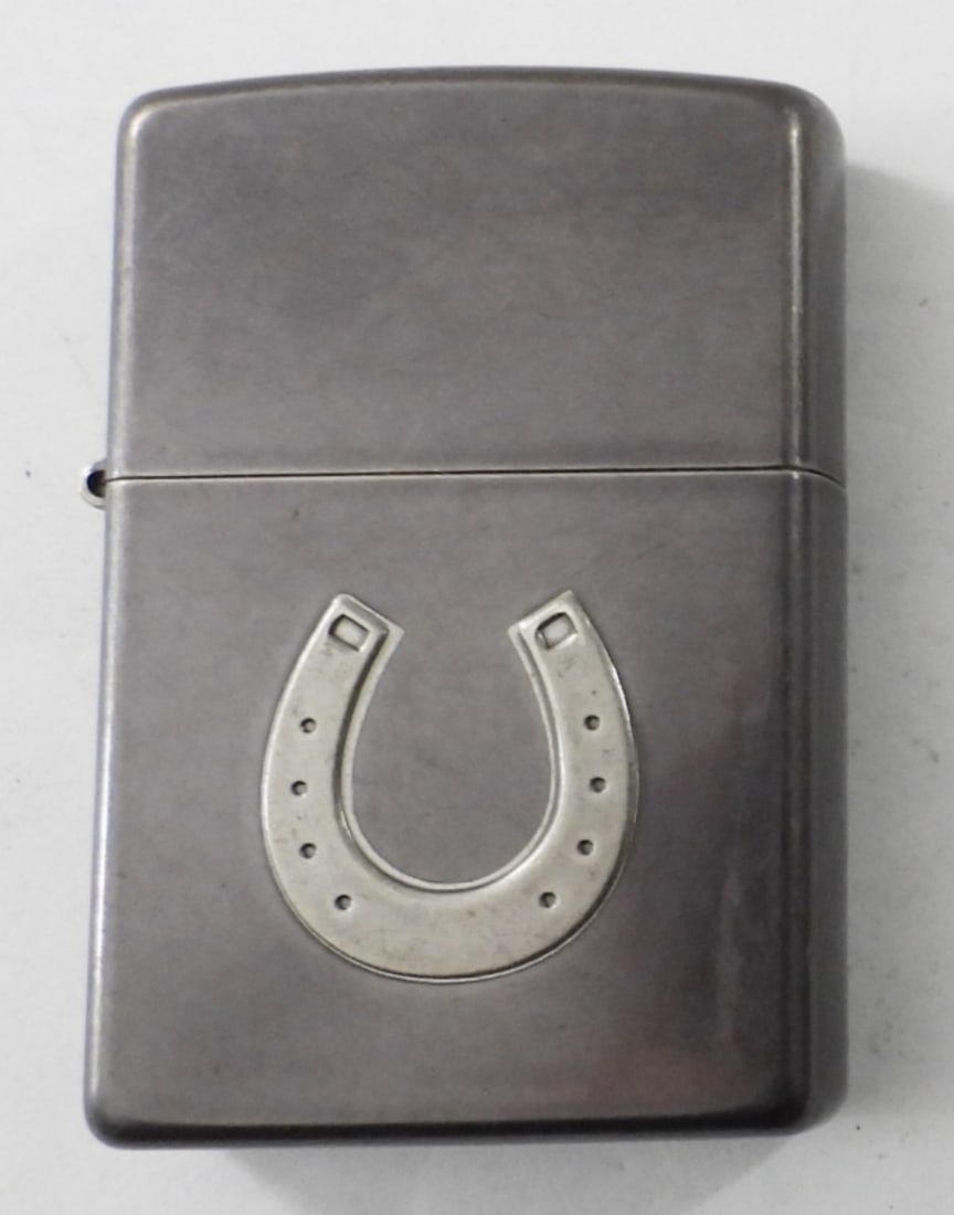 FIRED HORSESHOE ZIPPO LIGHTER: FIRED, 2013