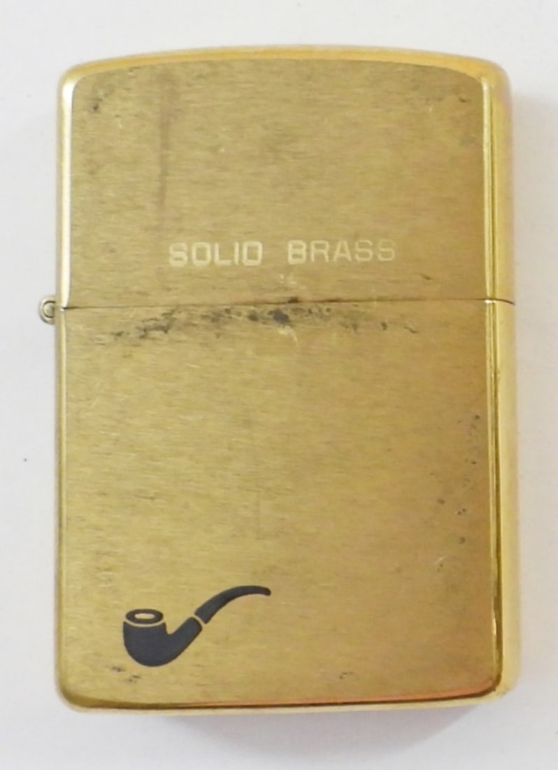 1932-1989 FIRED  SOLID  BRASS PIPE LIGHTER (1 of 4)