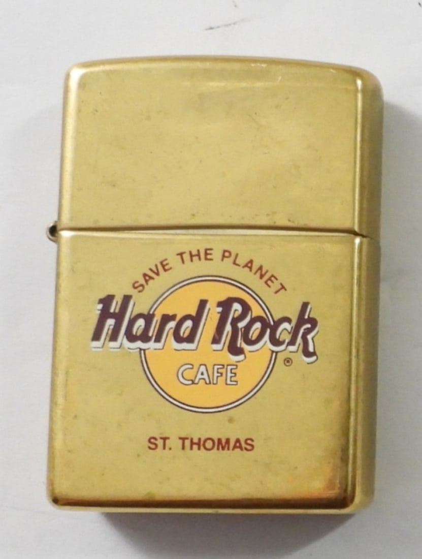 1997 BRONZE HARD ROCK CAFÃ‰ UNFIRED ZIPPO: UNSEALED