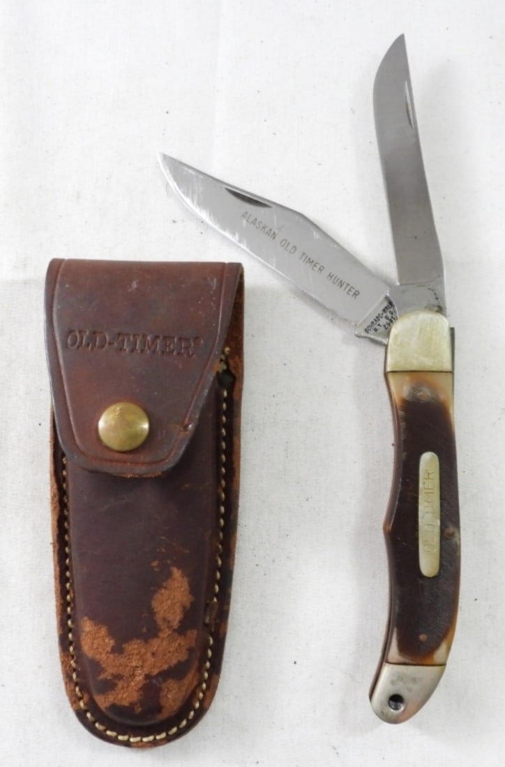 (1) VINTAGE SCHRADE WALDEN OLD TIMER USA 25OT FOLD (1 of 3)