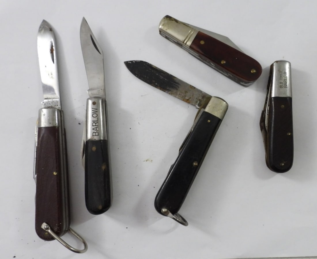 (5) BARLOW STYLE POCKET KNIVES (1 of 2)
