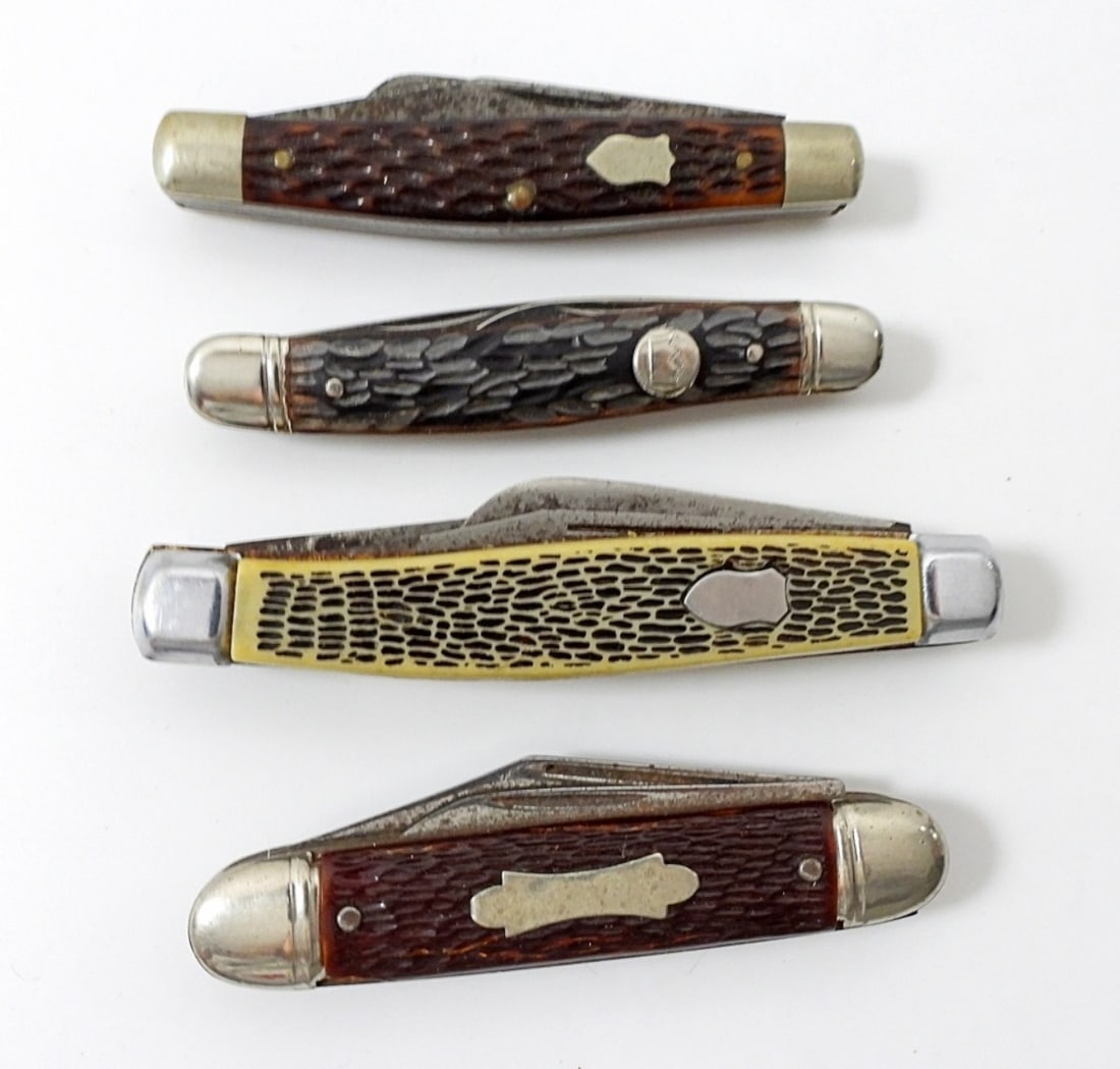(4) VINTAGE POCKET KNIVES - COLONIAL, (1 of 3)