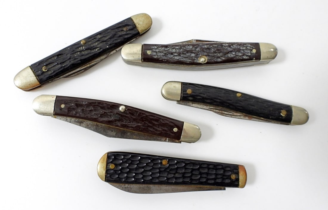 (5) VTG POCKET KNIVES: (2) WEST CUT, (1 of 3)